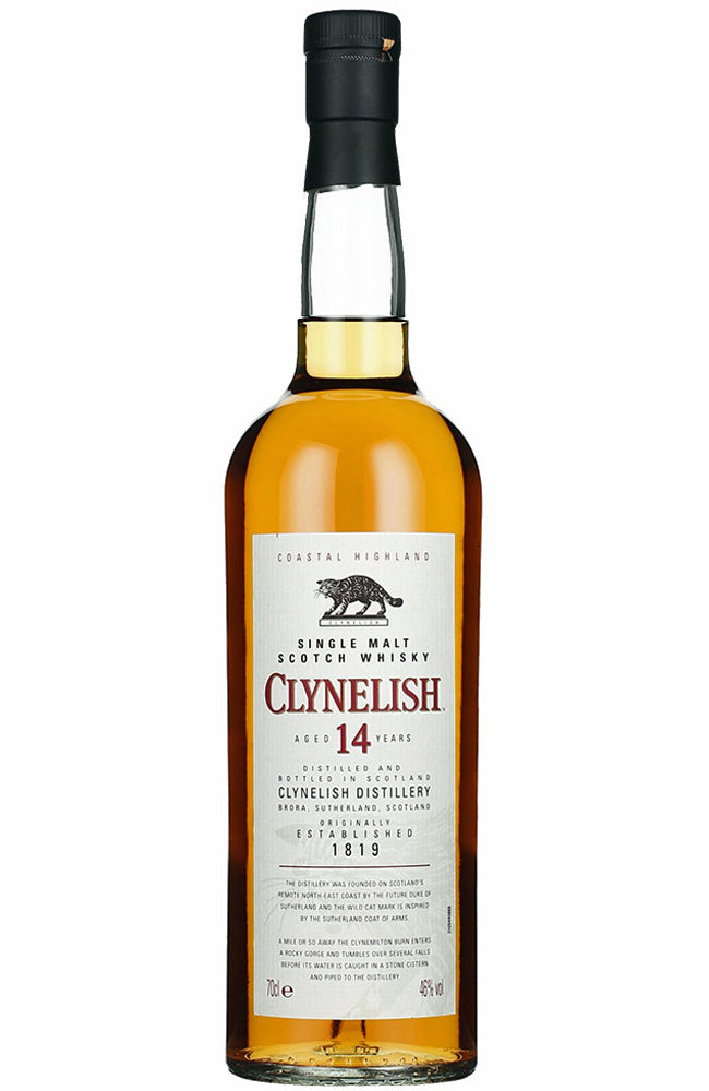 Clynelish 14 Year Old Highland Single Malt Scotch Whisky Bottle