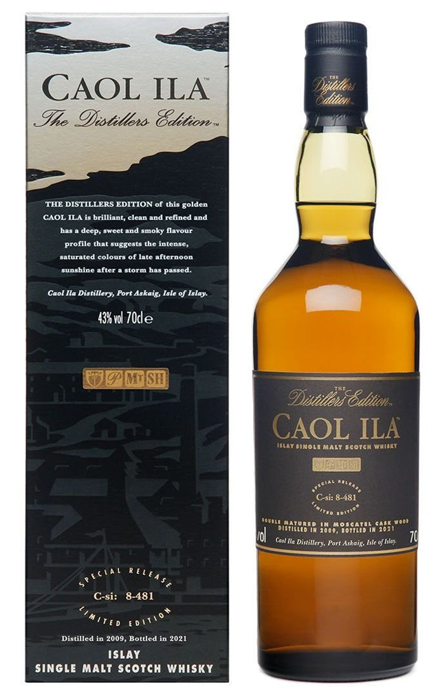 Coal Ila Islay Single Malt Scotch Whisky The Distillers Edition 2021 Gift Boxed Bottle