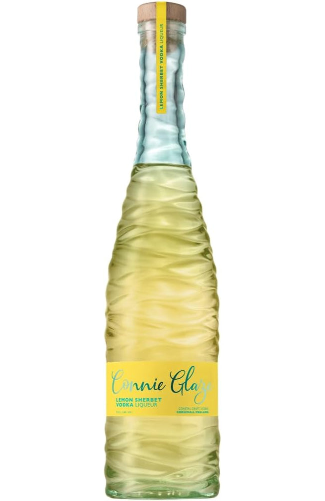 Connie Glaze Lemon Sherbet Vodka Liqueur Bottle