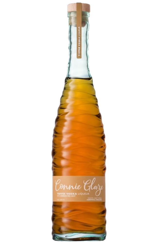 Cnnie Glaze Cornish Toffee Vodka Liqueur Bottle