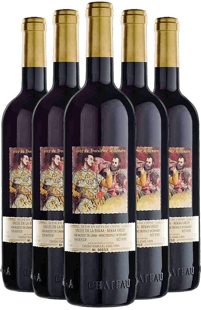 Château Ksara Cuvée du Troisième Millénaire Red Wine 6 Bottle Case
