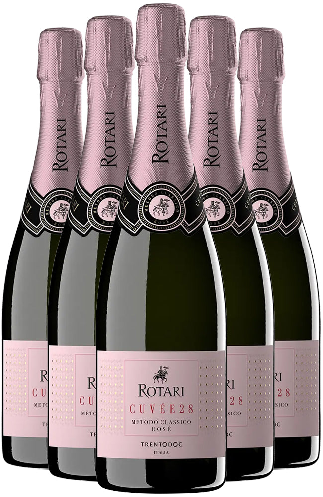 Rotari Cuvée 28 Rosé Sparkling Wine 6 Bottle Case