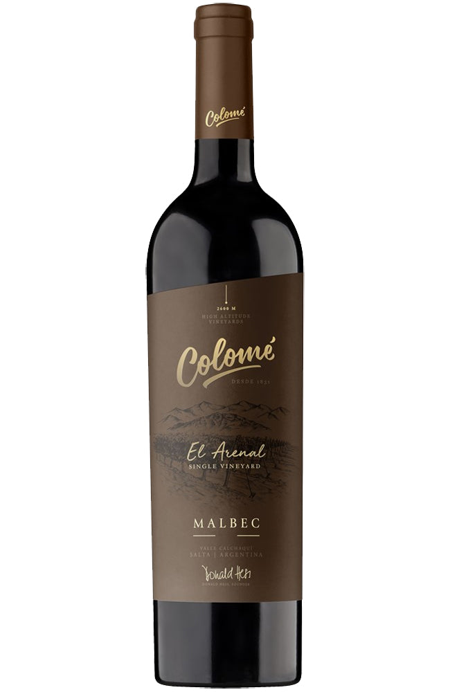 Bodega Colomé 'El Arenal' Malbec Red Wine Bottle