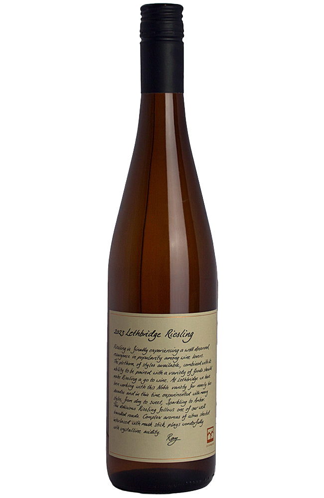 Lethbridge Estate Riesling Bottle