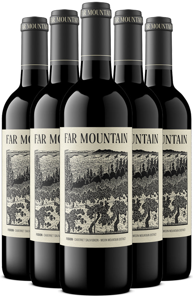 Six Bottles of Far Mountain 'Fission' Moon Mountain District AVA Cabernet Sauvignon Red Wine
