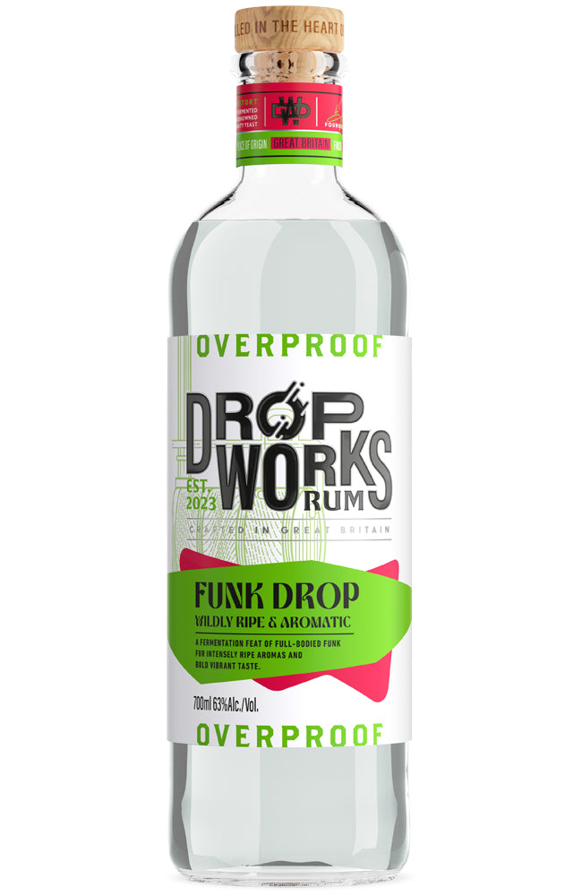 DropWorks Funk Drop 63% ABV Overproof Rum Bottle