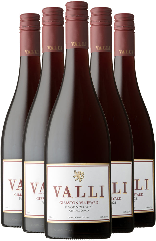 Valli Gibbston Vineyard Pinot Noir 6 Bottle Case