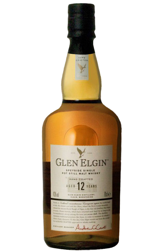 Glen Elgin 12 Year Old Speyside Single Malt Scotch Whisky