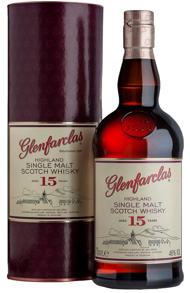 ウイスキー Glenfarclas 15 Years Old Single Malt Buy Glenfarclas 15 Year Old Single Malt Whisky at Hic!