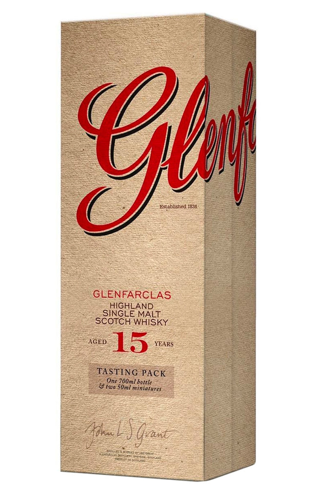 Glenfarclas 15 Year Old Highland Single Malt Scotch Whisky Tasting Pack