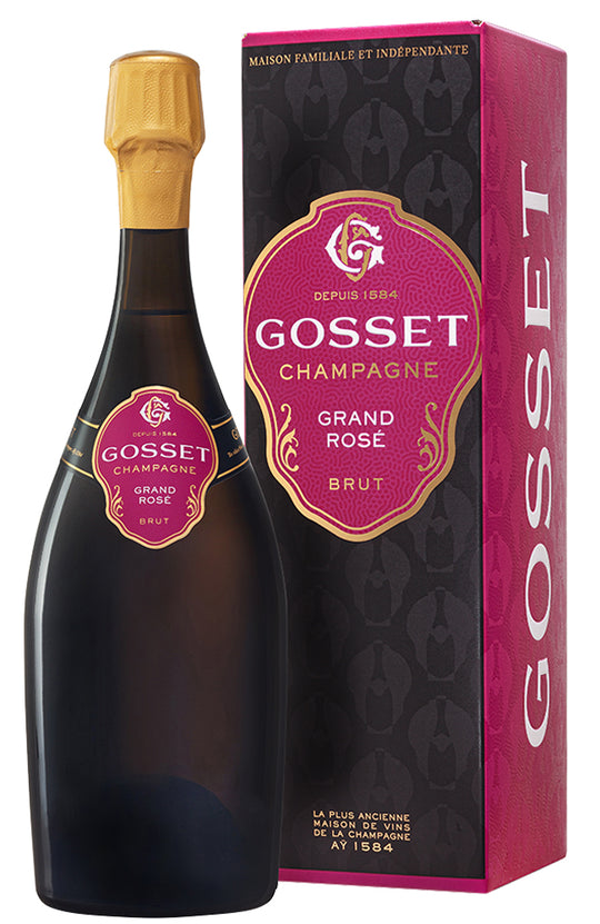 Champagne Gosset Grand Rosé NV (Gift Boxed)