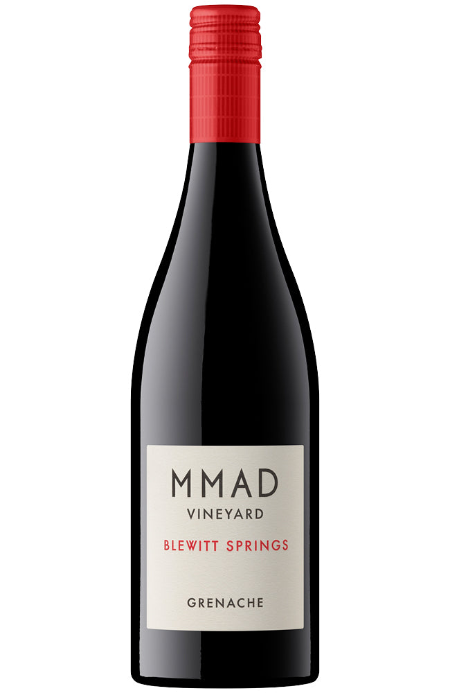 MMAD Vineyard Blewitt Springs Grenache Red Wine Bottle