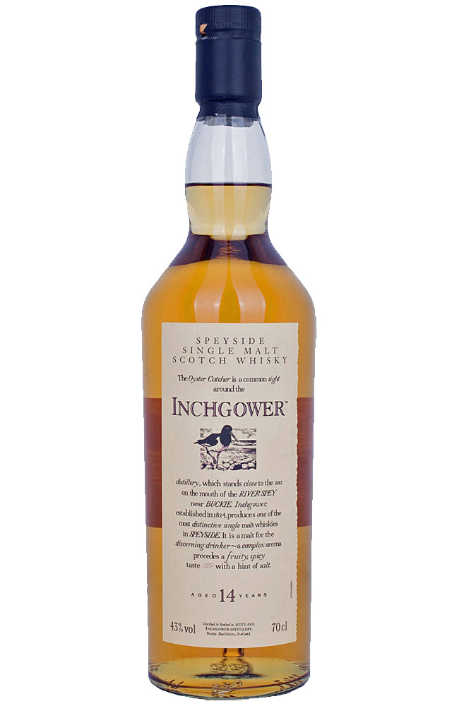 Inchgower 14 Year Old Speyside Single Malt Scotch Whisky Bottle