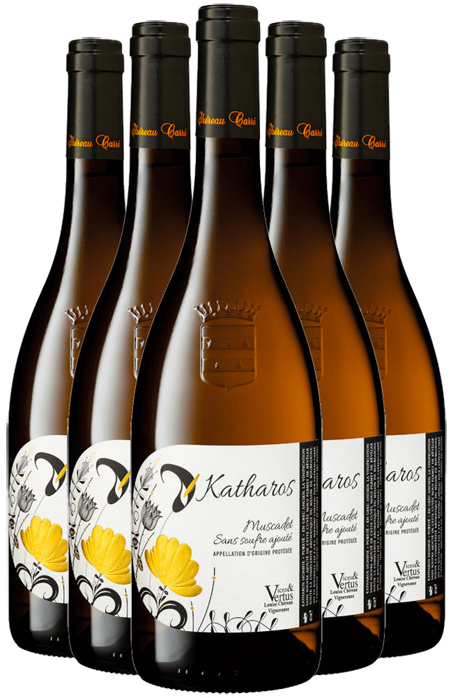 Louise Chéreau ‘Katharos’ Muscadet Sans Soufre Ajouté White Wine 6 Bottle Case