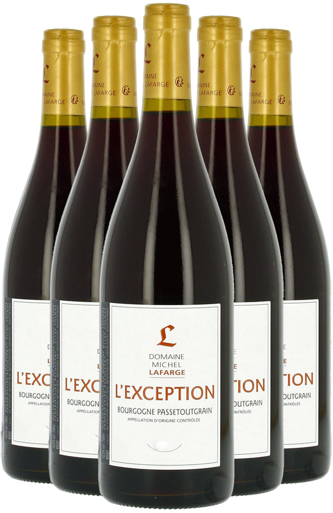 Domaine Michel Lafarge L'Exception Bourgogne Passetoutgrain Red Wine 6 Bottle Case