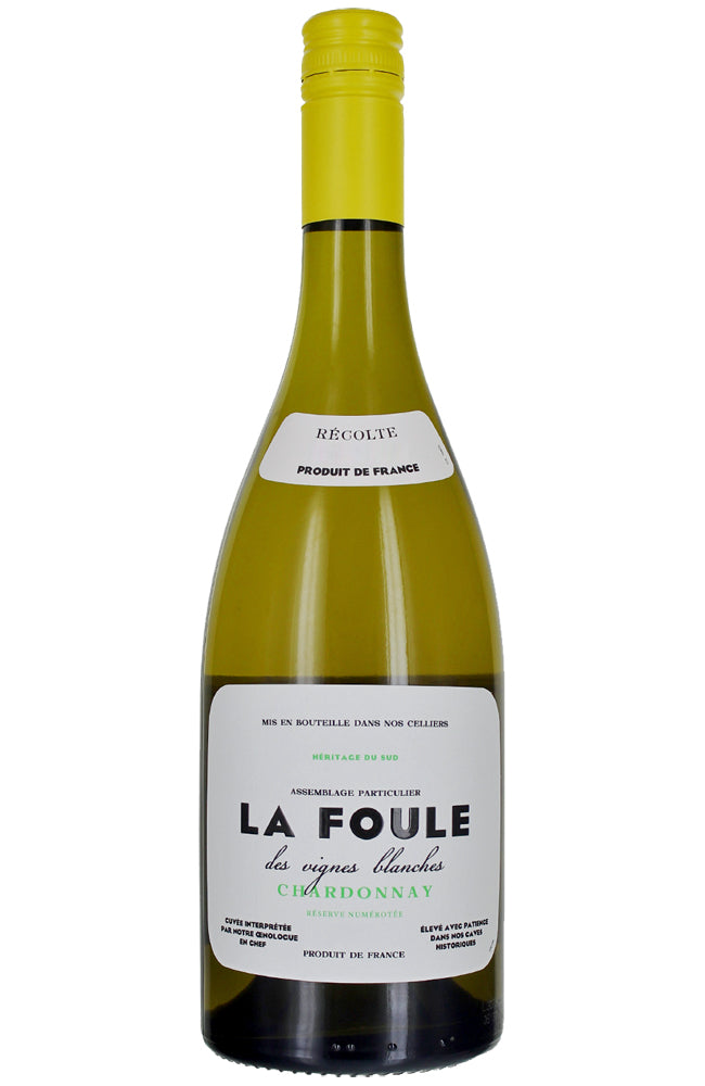 La Foule Chardonnay IGP Pays d'Oc White Wine Bottle