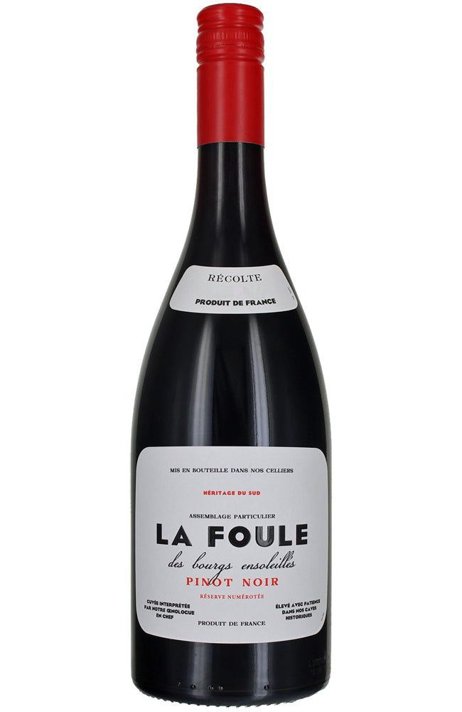 La Foule Pinot Noir IGP Pays d'Oc Red Wine Bottle