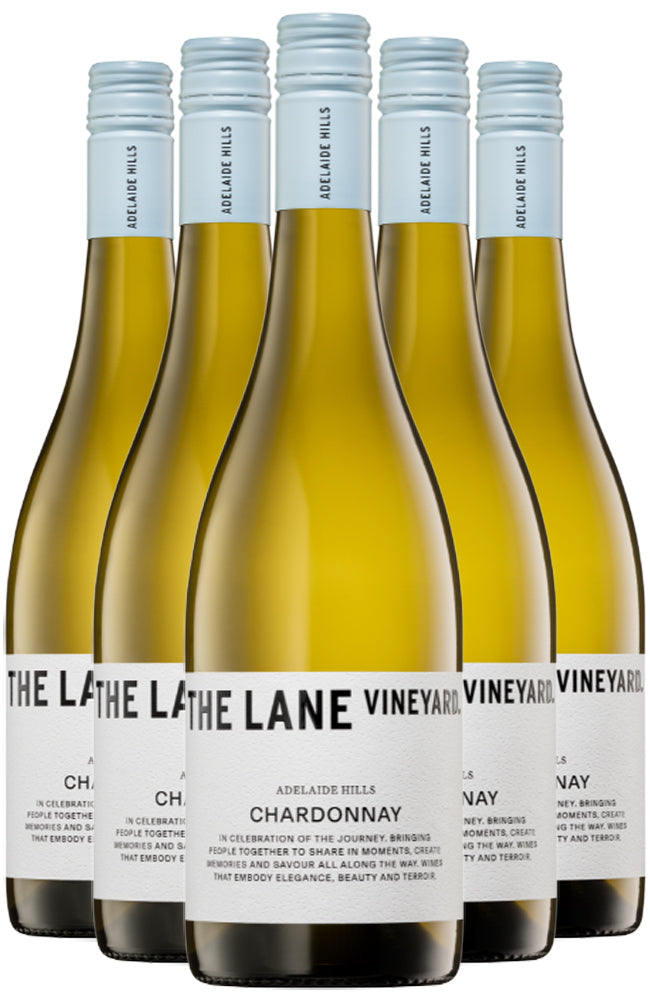 Six Bottles of The Lane Vineyard Adelaide Hills Chardonnay White Wine