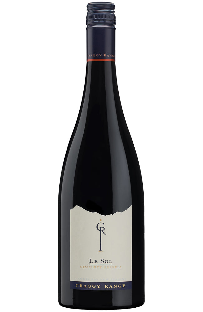 Craggy Range Le Sol Gimblett Gravels Hawke's Bay Syrah Red Wine Bottle