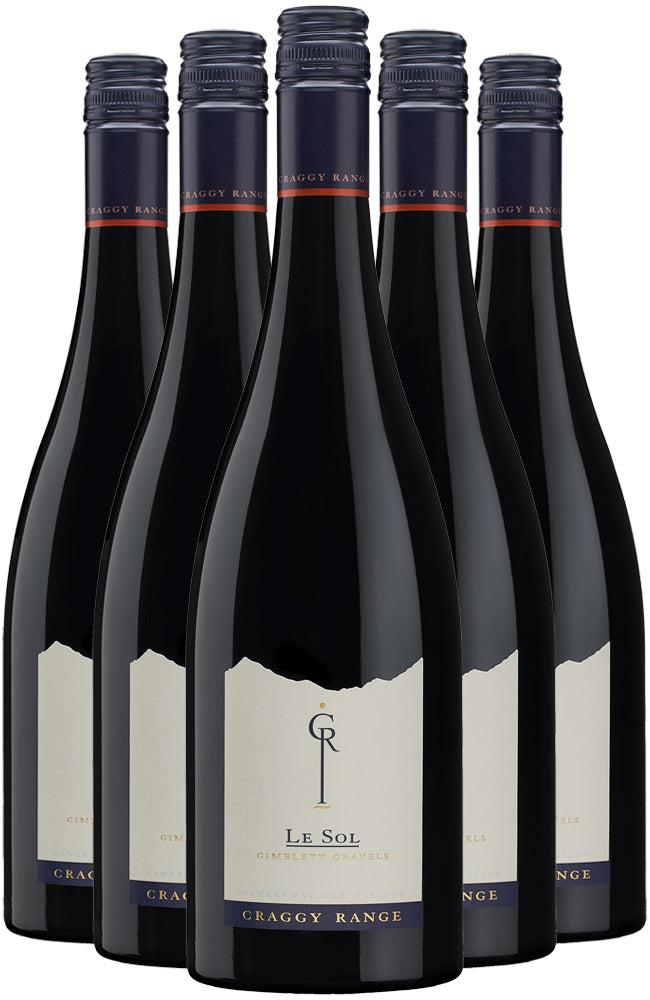 Craggy Range Le Sol Gimblett Gravels Hawke's Bay Syrah Red Wine 6 Bottle Case