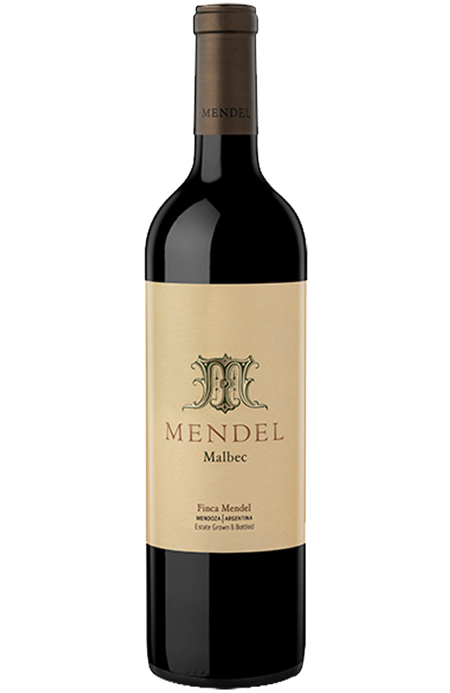 Mendel Malbec Mendoza Red Wine Bottle