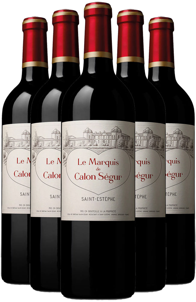Le Marquis de Calon Ségur Saint Estéphe Red Wine 6 Bottle Case