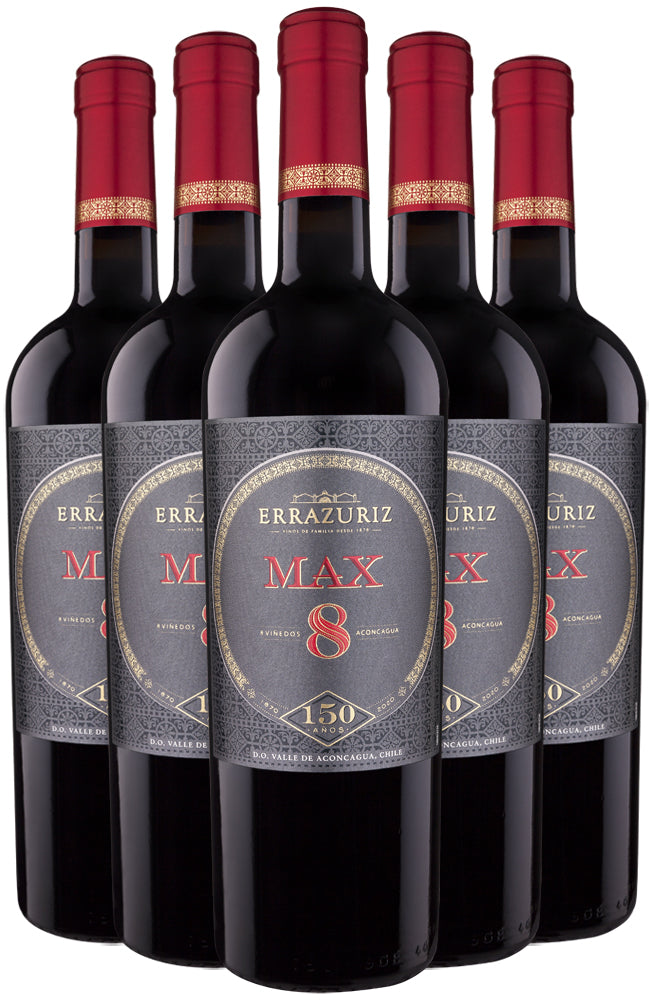 Errazuriz Max 8 Chilean Red Wine 6 Bottle Case