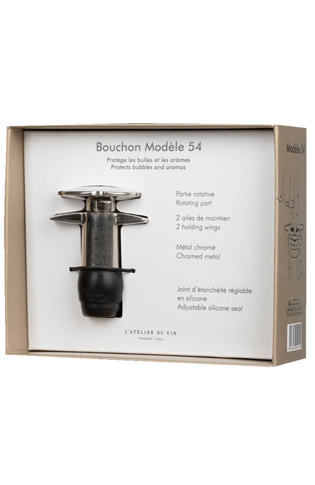 L'Atelier du Vin Model 54 Champagne and Sparkling Wine Stopper