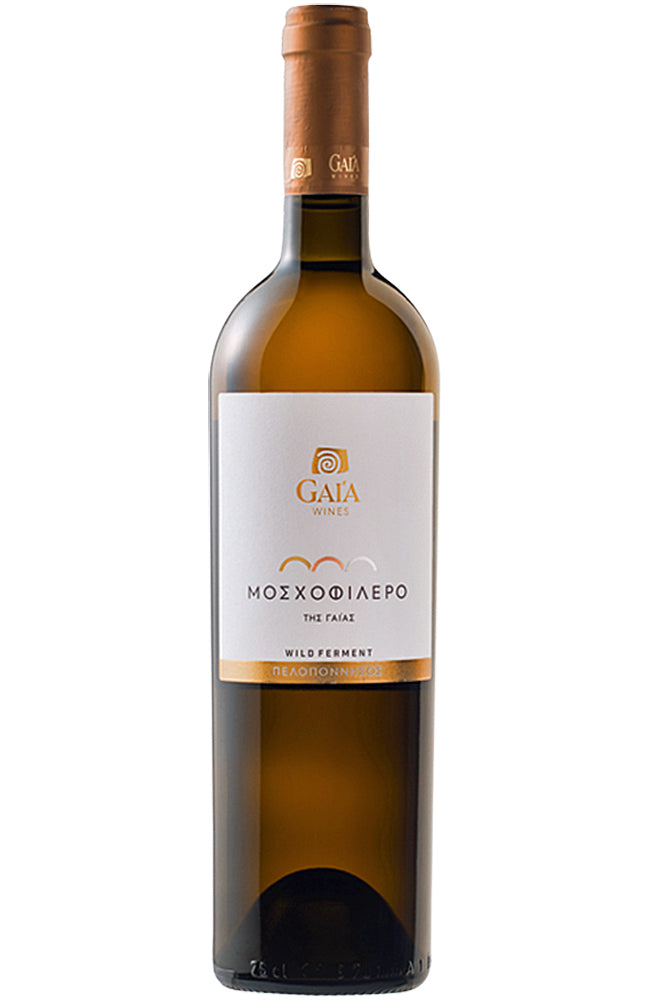Gaia Wines Moschofilero Wild Ferment Peloponnese Dry White Wine Bottle