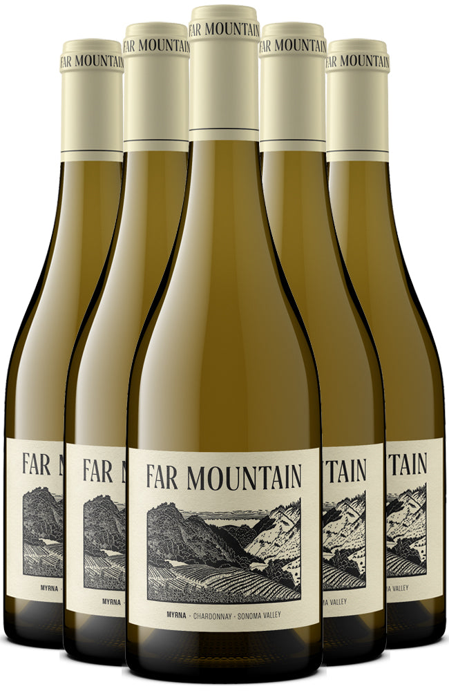 Six Bottle Case of Far Mountain Myrna Sonoma Valley Chardonnay White Wine