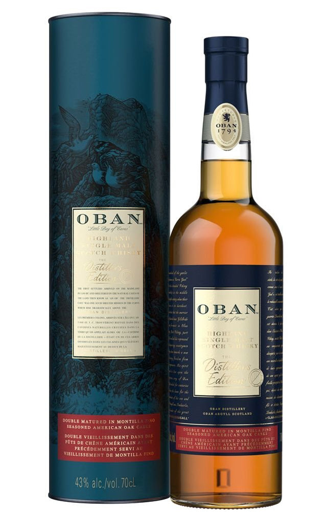 Oban The Distillers Edition 2022 Release Gift Tube Bottle