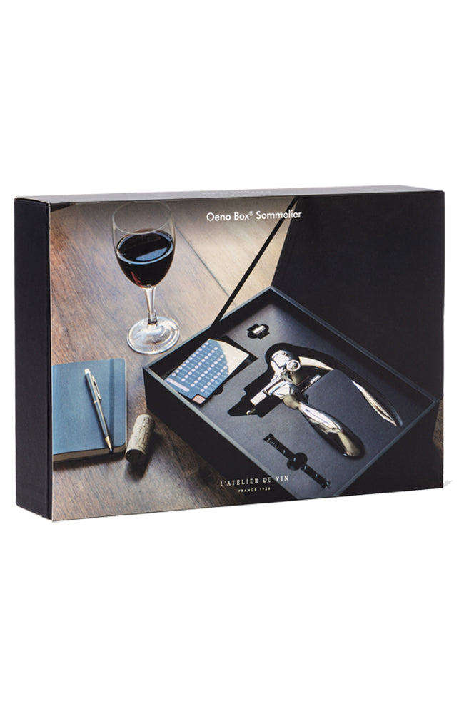 L'Aelier du Vn Oeno Box Sommelier Chrome Lever Corkscrew