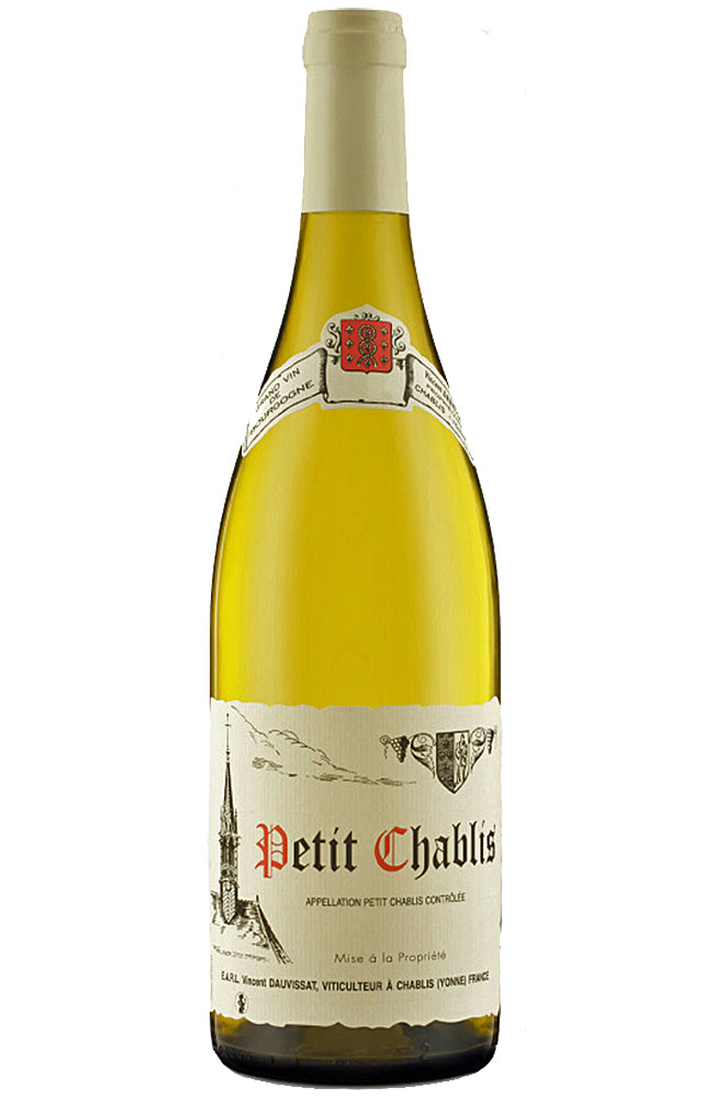 Vincet Dauvissat Petit Chablis White Wne Bottle