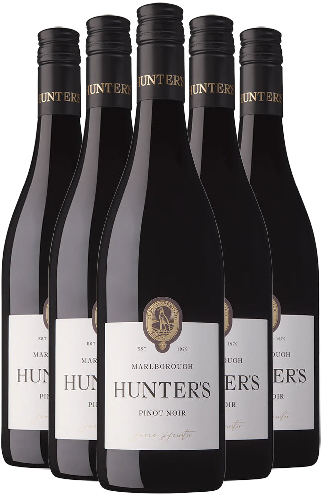 Hunter's Marlborough Pinot Noir Red Wine Six Bottle Case