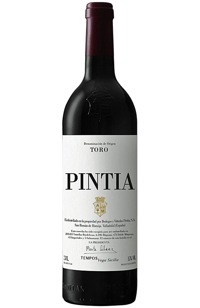 TEMPOS Vega Sicillia Pintia Toro D.O. Red Wine Bottle