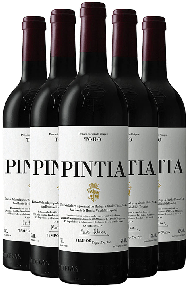 TEMPOS Vega Sicillia Pintia Toro D.O. Red Wine 6 Bottle Case