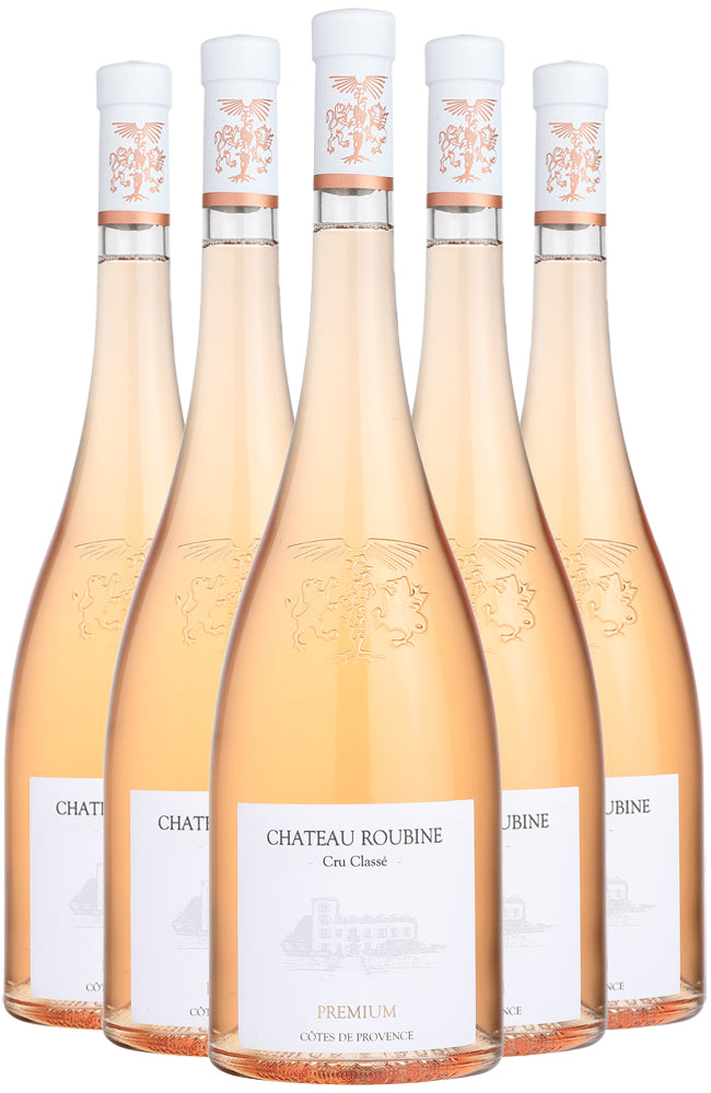 Château Roubine Cuvée Premium Cru Classe Côtes de Provence Rosé 6 Bottle Case