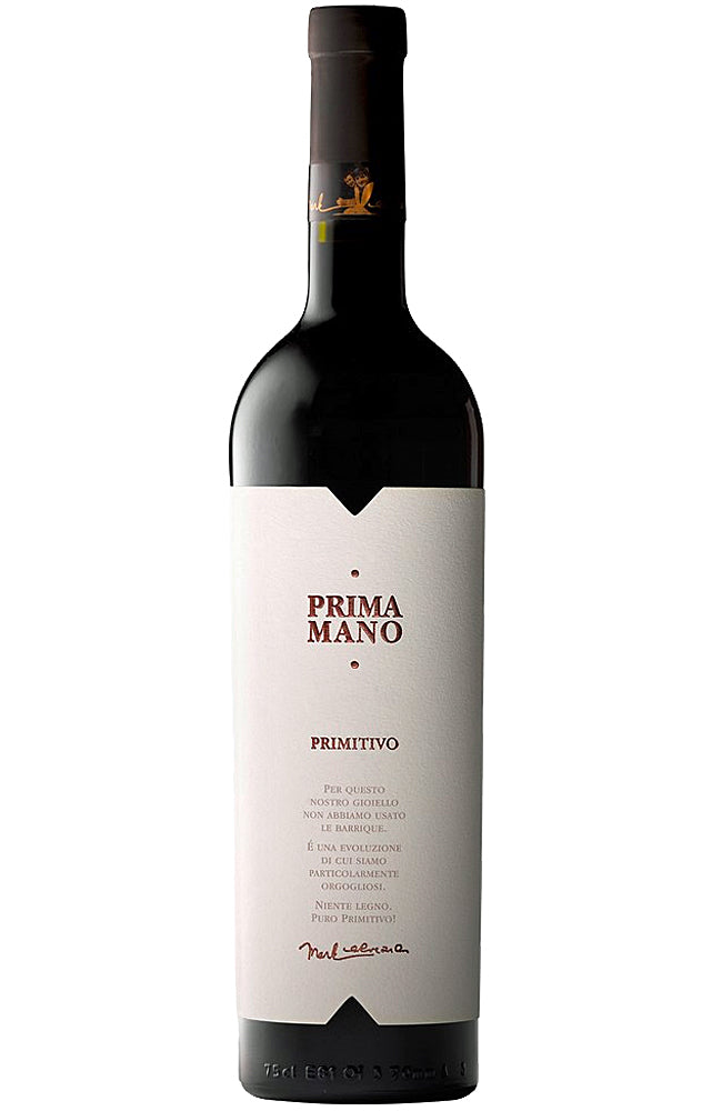 A Mano 'Prima Mano' Primitivo Red Wine Bottle