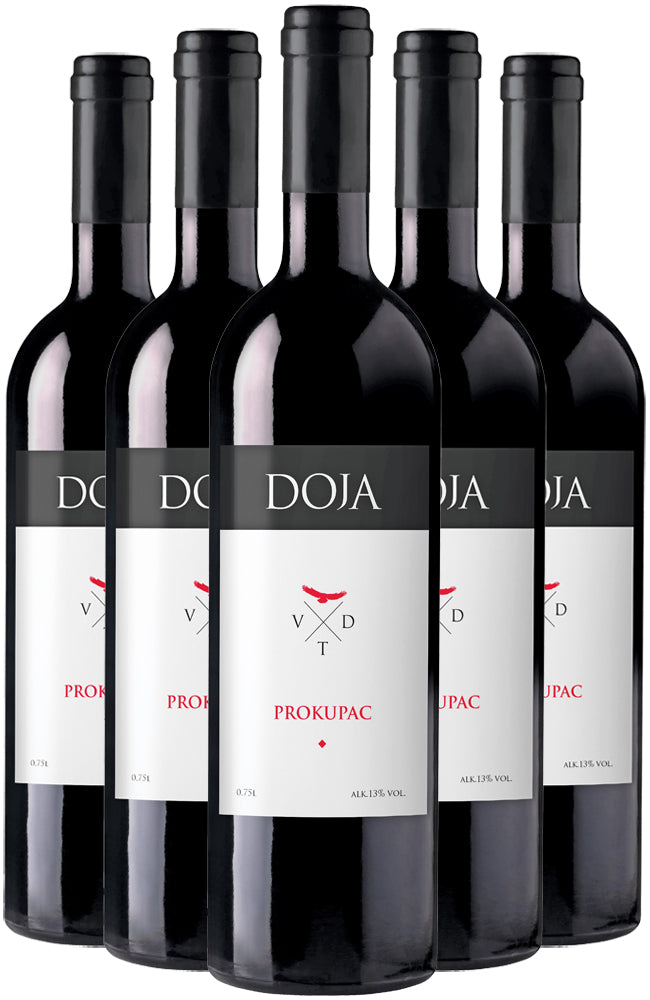 Doja Winery Prokupac Serbian Red Wine 6 Bottle Case 