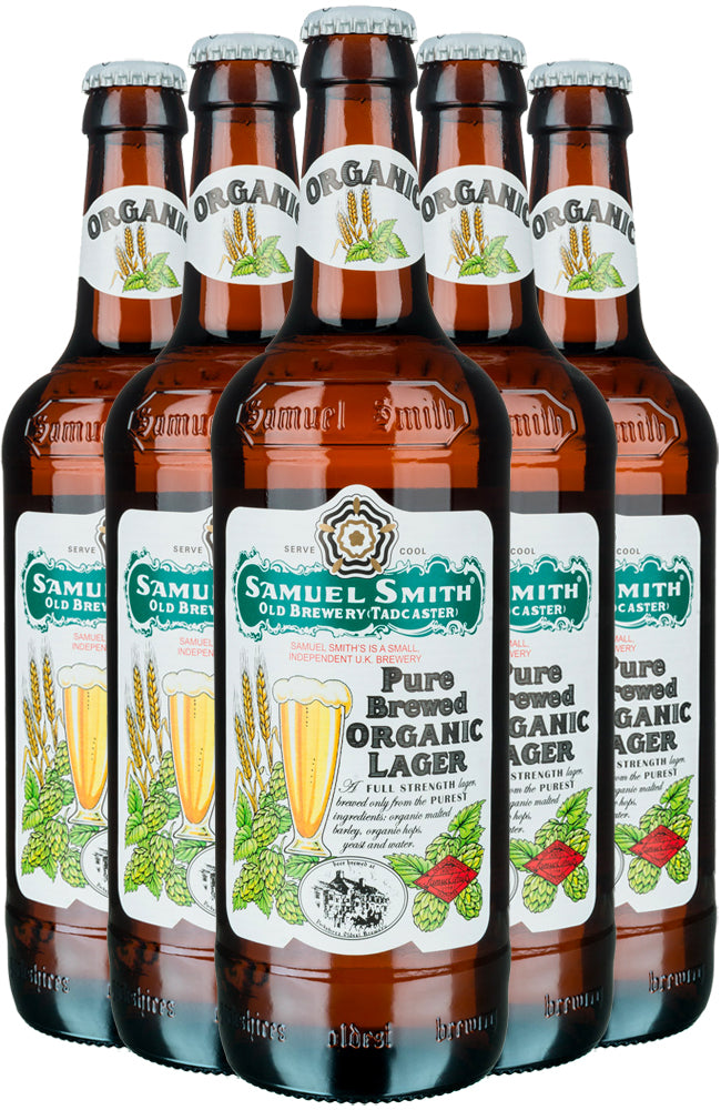 Samuel Smith Pure Brewed Organic Lager 6 Bottle Case