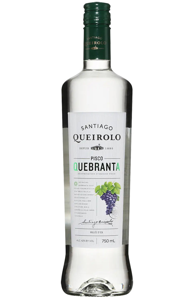 Santiago Queirolo Pisco Quebranta from Peru Bottle