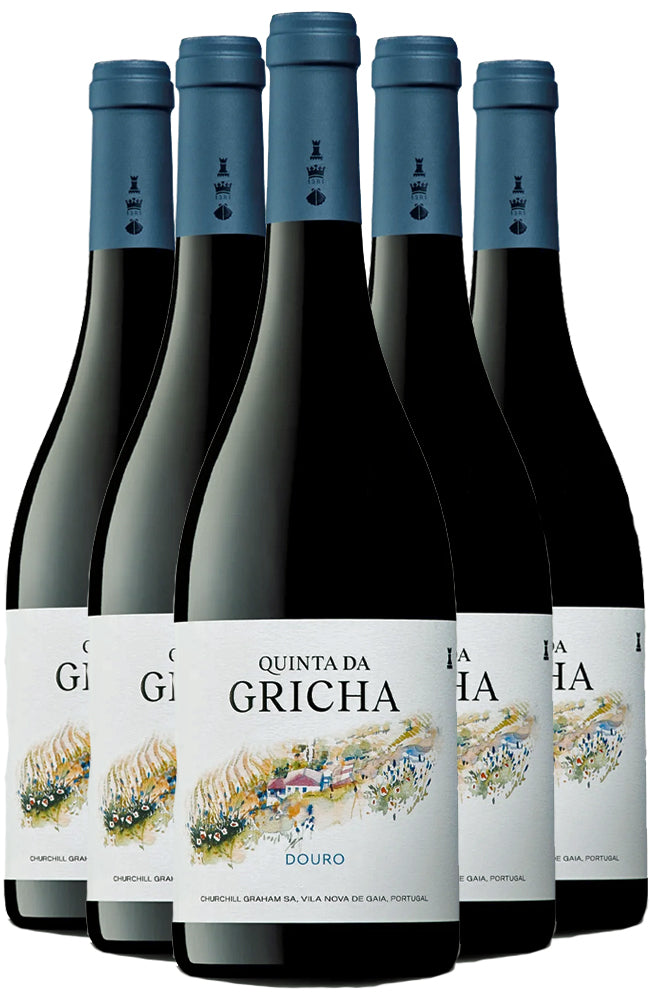 Six Bottles of Churchill's Quinta da Gricha Douro Red Wine