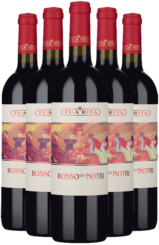 Tua Rita Rosso dei Notri 6 Bottle Red Wine Case