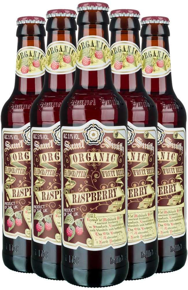 Sam Smith's Organic Raspberry Fruit Beer 6 Bottle Case