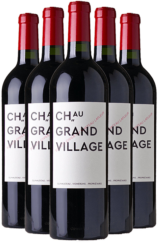 Château Grand Village Bordeaux Supérieur Rouge 6 Bottle Case