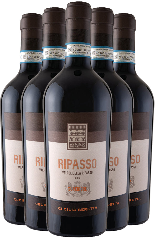 Cecilia Beretta Valpolicella Superiore Ripasso Red Wine 6 Bottle Case