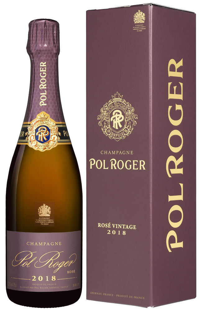 Champagne Pol Roger Vintage Rosé Gift Boxed Bottle