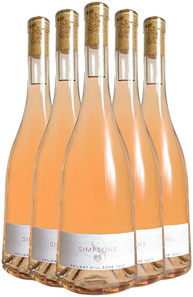 Simpsons Wine Estate Railway Hill Rosé 6 Bottle Case