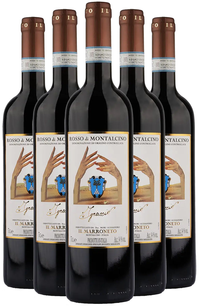 Il Marroneto 'Ignaccio' Rosso di Montalcino Red Wine 6 Bottle Case