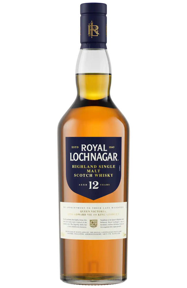 Royal Lochnagar 12 Year Old Highland Single Malt Scotch Whisky Bottle